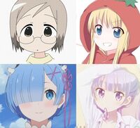 アニメを全く見ないオジサンたちにしつも ん この4人でかわいい Yahoo 知恵袋