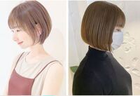 面長さんのミニボブ 顎ライン のヘアセットって 全体的にすとんと落とすよ Yahoo 知恵袋