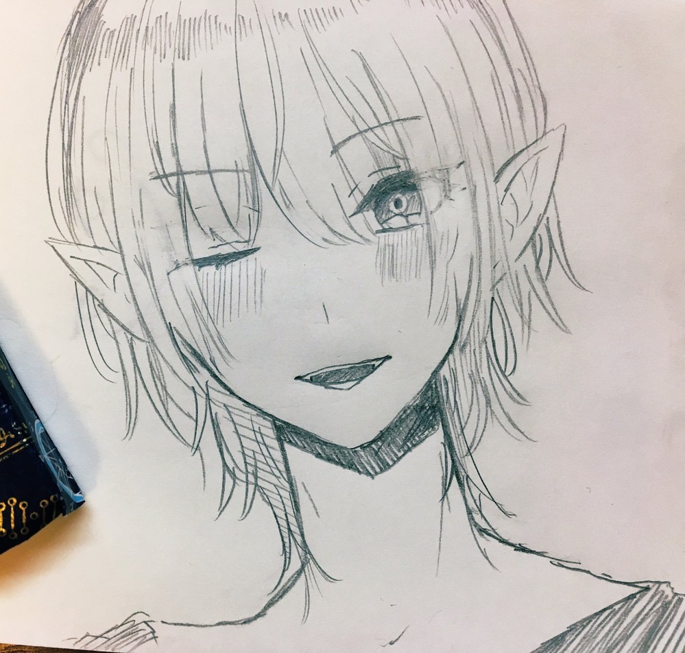 このイラストのダメな部分を教えて欲しいです 友達に見せたら微妙 Yahoo 知恵袋