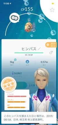 ポケモンgoヒンバスの進化について相棒にしてkm歩きました飴も100個あ Yahoo 知恵袋