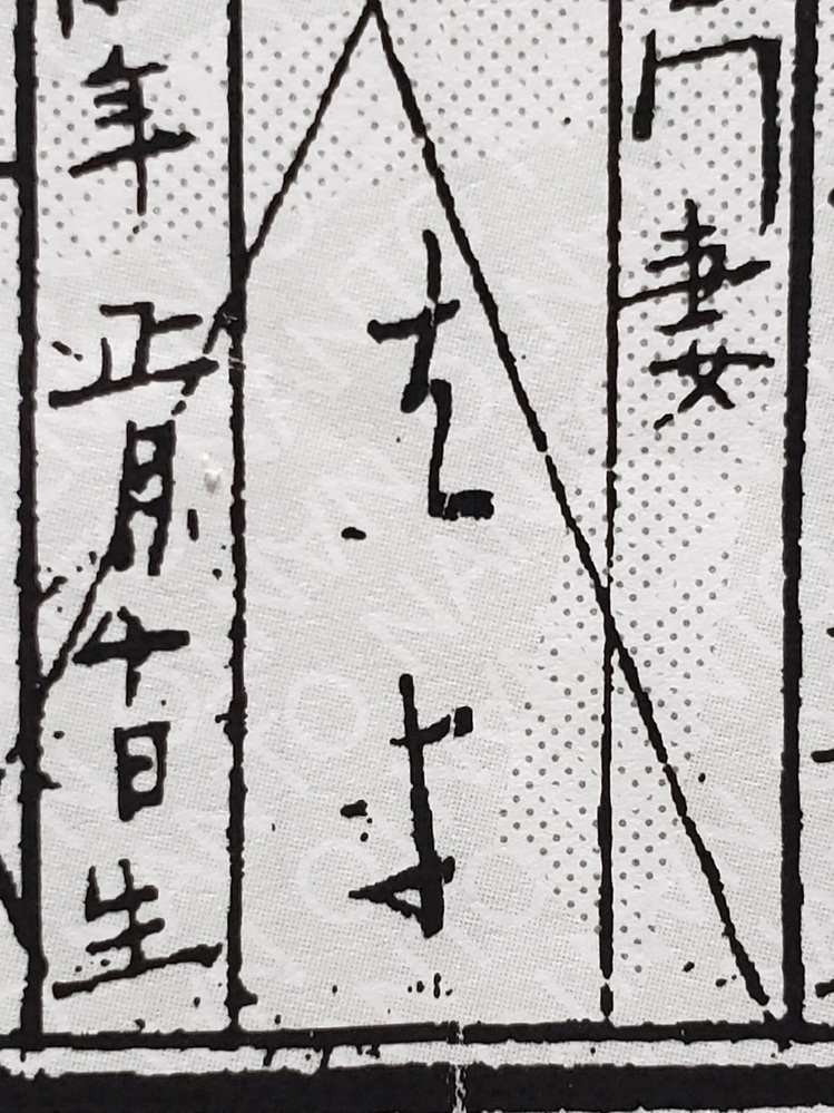 除籍謄本にある変体仮名の読み方を教えてください。