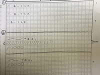 原稿用紙の書き方について。 - ①写真のaについて、番号を振る