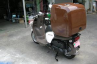 HONDAのトゥデイにこのリアボックスを乗せて走ることをはでき