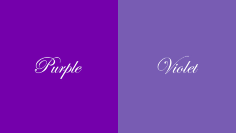 紫色の英語訳にvioletとpurpleがありますが 母語が英語の人たち Yahoo 知恵袋