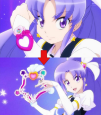 ハピネスチャージプリキュア のキュアフォーチュンは1話から Yahoo 知恵袋