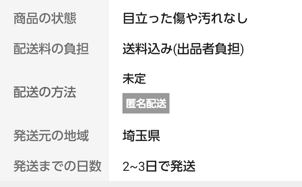 メルカリの発送について質問です。発送方法が未定のものを購入しました