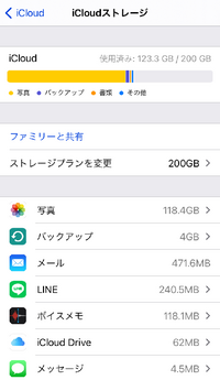 iphone コレクション ストレージ その他 知恵袋