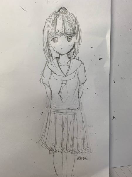 クロッキー帳をアレンジしてみました 何歳が描いたように見えるか評価し Yahoo 知恵袋