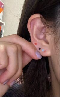 半年前位まで開いていたピアスホールが 塞がって表からも裏からもピアスが通 Yahoo 知恵袋