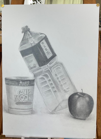 デッサンの評価 アドバイスお願いします デッサン初心者です どこをどうし Yahoo 知恵袋