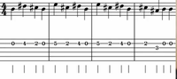 ギター初心者です！TAB譜の読み方はなんとなく分かったのですが、どこの弦を弾けばいいのかが分かりません。このTAB譜の場合どこを弾けばいいのですか？ 