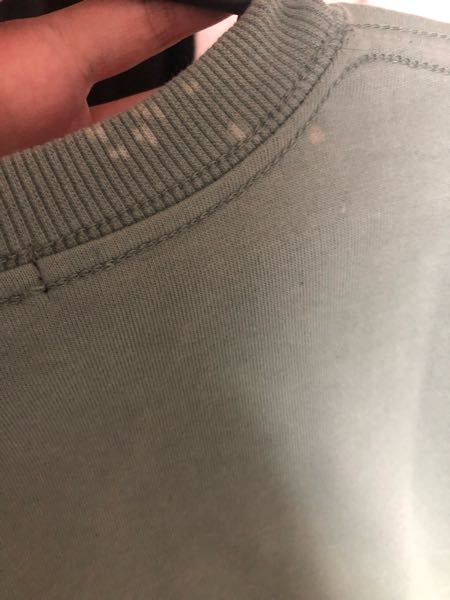 洗濯をしたら服の1部が漂白剤で色落ちしたようになりました。洗い 