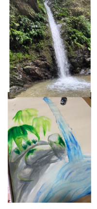 絵についてです 夏休みの課題で 滝 を描こうと思い 描いてい Yahoo 知恵袋