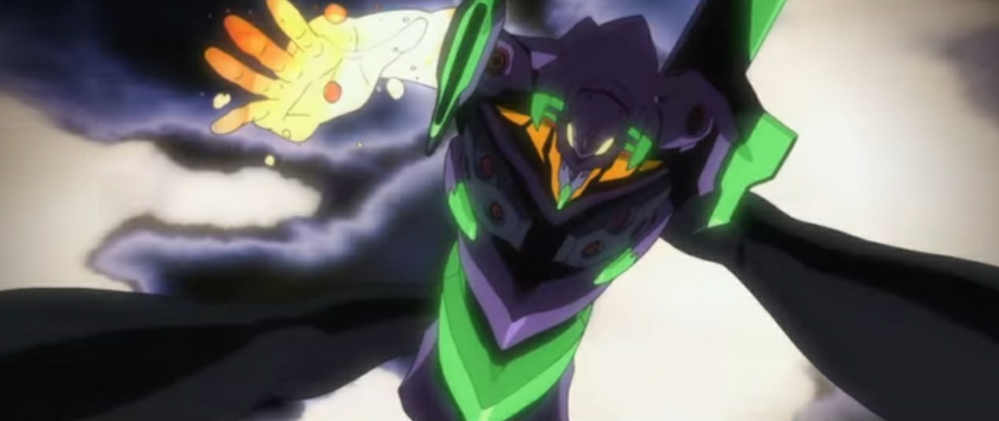 シンエヴァのこのシーンで初号機が再起動した後に四肢が完全に再生 Yahoo 知恵袋