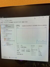 ゲーム起動中のcpuはこんな感じなんですが ゲーム中に裏画面に一瞬 Yahoo 知恵袋