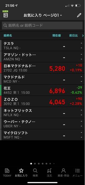株についての質問です。このようにネット取引のページで米国株の株価が 