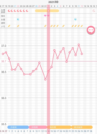 着床出血の時期と検査結果についてお聞きします 基礎体温から見て Yahoo 知恵袋