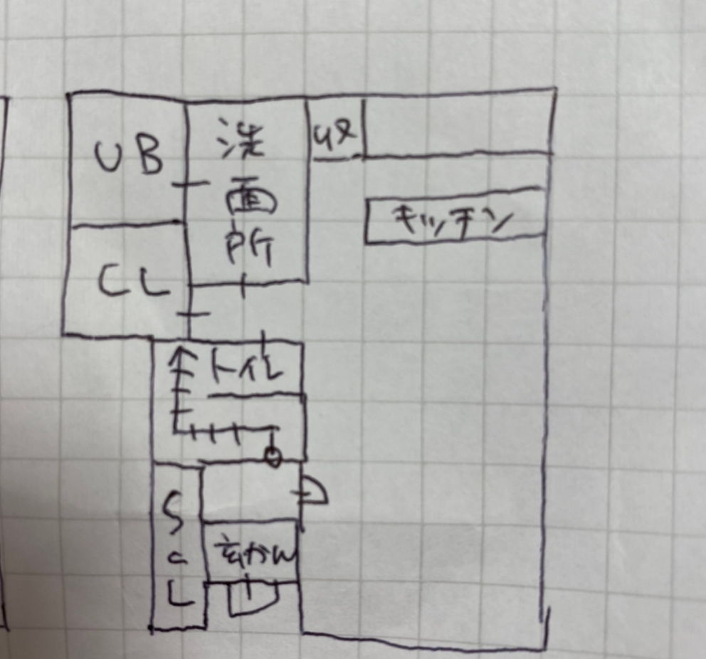 間取りについて相談です 1マス91cm計算で書きました 階段下 Yahoo 知恵袋