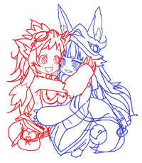 メイドインアビスのキャラのイラストの下描きを書きました 仕上げる前ですが Yahoo 知恵袋