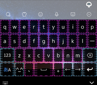 Galaxysimejiキーボードこの画像左下にあるキーボード Yahoo 知恵袋