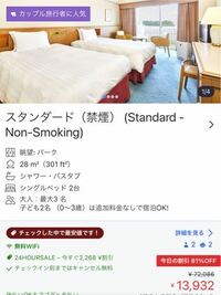 このホテルは2人で13 932円ですか また 眺望 パ Yahoo 知恵袋