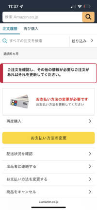 至急です。Amazonでペイディ支払いで利用したいのですが、何