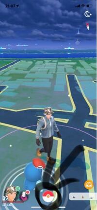 ポケモンgoでメインメニューのところがオレンジ色になってるのですが これ Yahoo 知恵袋