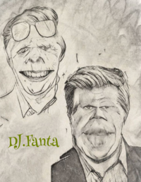 DJ.Fantaです 地下クラブには追われている人危ない感じの人いろんな客が来るのでその人達の顔とか描いて練習しています
今日からこちらのカテも第２カテに登録します
顔描けていますかね？