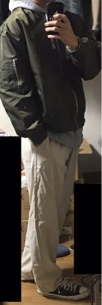 このファッションていい感じですか ダサいですか Ma1って調べたら Yahoo 知恵袋