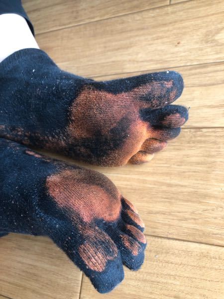 質問です 調理していて 濡れてた床を足で拭いたら 靴下が Yahoo 知恵袋