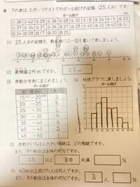 小学6年生の算数の問題です 5 と 6 の の解き方と Yahoo 知恵袋