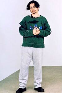 Champion チャンピオン ペイントスウェット ナンバリング 常田大