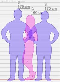 女性からしたらどっちの男性が普通の身長ですか 女性が16 Yahoo 知恵袋