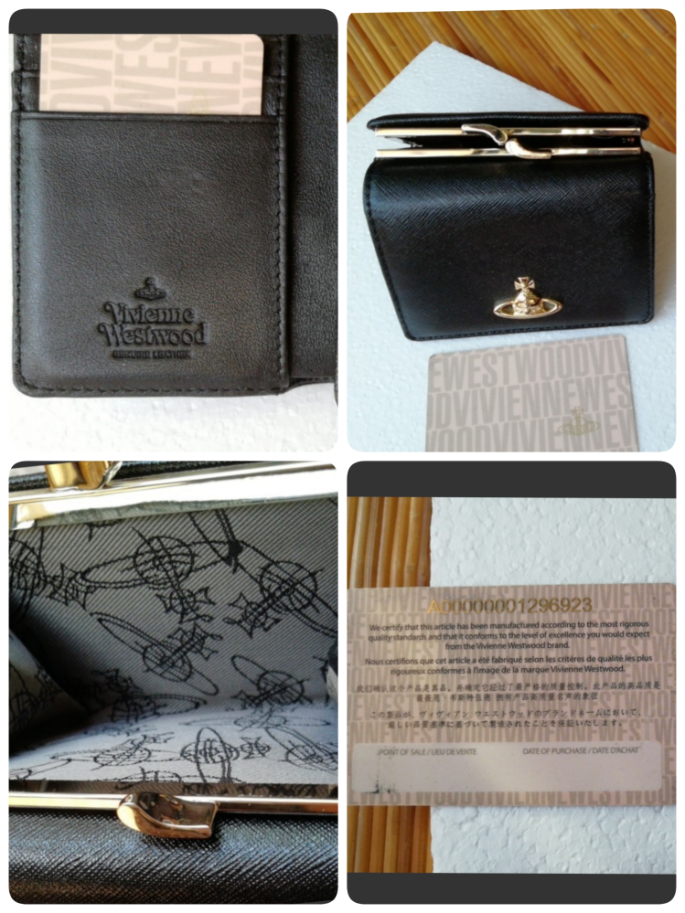 ヴィヴィアンの三つ折り財布について質問です 左上の押印のvivien Yahoo 知恵袋