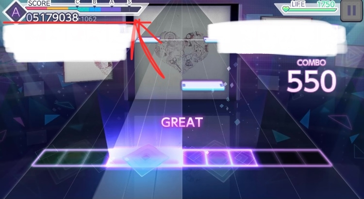 プロセカのフリーマッチの質問です この左上の棒グラフのようなものは何を意 Yahoo 知恵袋