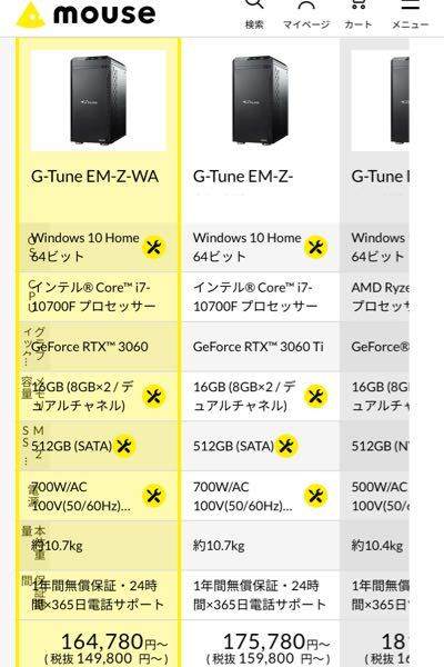 2～4年前のゲーミングパソコンは多少、安いでしょうか？2016年に、15 