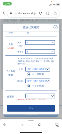 ディズニーのホテルでバケーションパッケージを15歳 高一 と16歳 高一 Yahoo 知恵袋