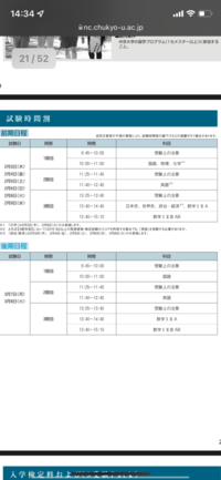 急募 中京大学の受験について自分は国語 日本史の2科目受験を Yahoo 知恵袋