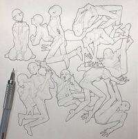 画像みたいなカクカク した感じの体の描き方をしている絵師さんがいれば教え Yahoo 知恵袋