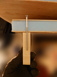 スタイロフォームへの木材のビス止めについて写真のように普通にコ Yahoo 知恵袋