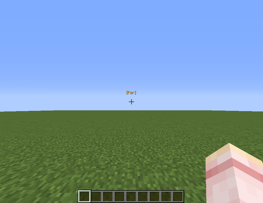 マイクラ1 12 2で Far って表示が たまに数字に変わる 出るん Yahoo 知恵袋