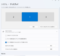 デュアルディスプレイなのに3つ目の画面？が検出されます。 タイトルの通りなのですが、デュアルディスプレイ環境なのに3つ目が検出されてしまい、Edge等を開いたりするとたまにその3つ目の方に表示されてしまっているようで
手探りで引っ張ってこないと行けない状況になっています。

３つ目の画面を消す方法はないでしょうか。

OSはWindows11です。