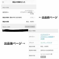 メルカリ出品について質問です。 - ハンドメイドカテゴリーで出