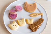 ピンク色のクッキーはネコちゃんの 肉球がモチーフになってるんですか Yahoo 知恵袋