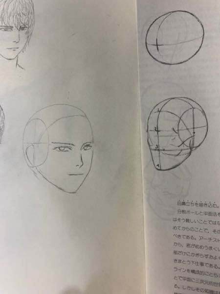 顔の描き方について教えてください 写真のようにボールを描いてから Yahoo 知恵袋