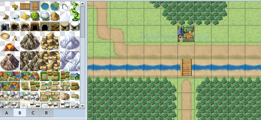Rpgツクールmvで質問です 画像のように川に橋を架けたのですが 実際に Yahoo 知恵袋