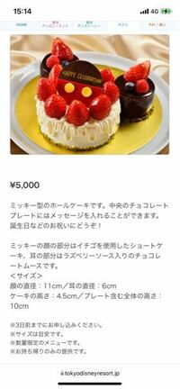 ディズニーランドホテルで テイクアウトできるバースディケーキはありま Yahoo 知恵袋