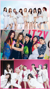 TWICE（ナヨン、ジョンヨン、モモ、サナ、ジヒョ、ミナ、ダヒ