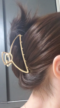 面接の時の髪型ですが 長いので束ねた髪を大きいヘアクリップ 黒 で固定し Yahoo 知恵袋