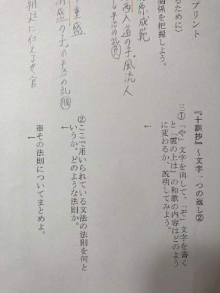 古典の十訓抄についての質問です 文字一つの返しという話の中 Yahoo 知恵袋